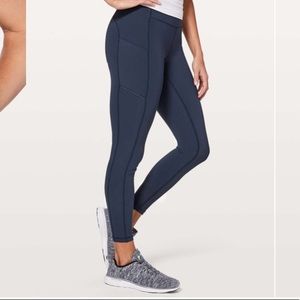 Full length Navy ‘Speed Up’ Tights